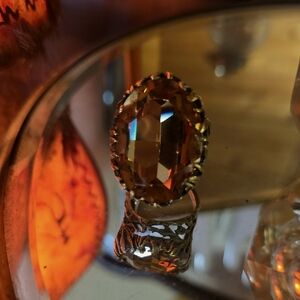 Faux Amber Ring